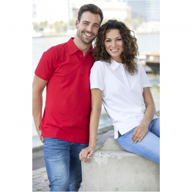 Logo trade advertising products picture of: Markham short sleeve men's stretch polo