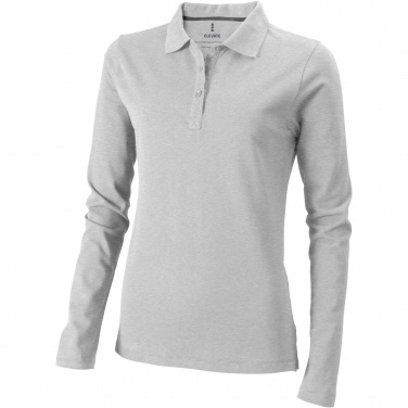 Logotrade promotional giveaways photo of: Oakville long sleeve women's polo