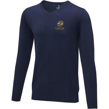 Logo trade business gifts image of: Stanton men's v-neck pullover