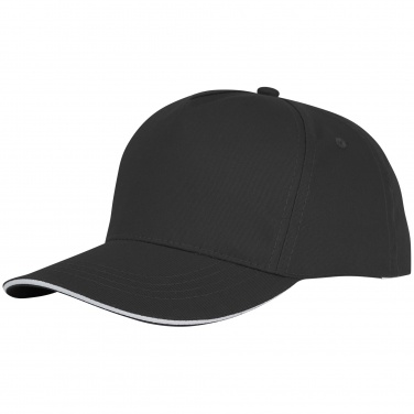 Logo trade promotional gift photo of: Ceto 5 panel sandwich cap