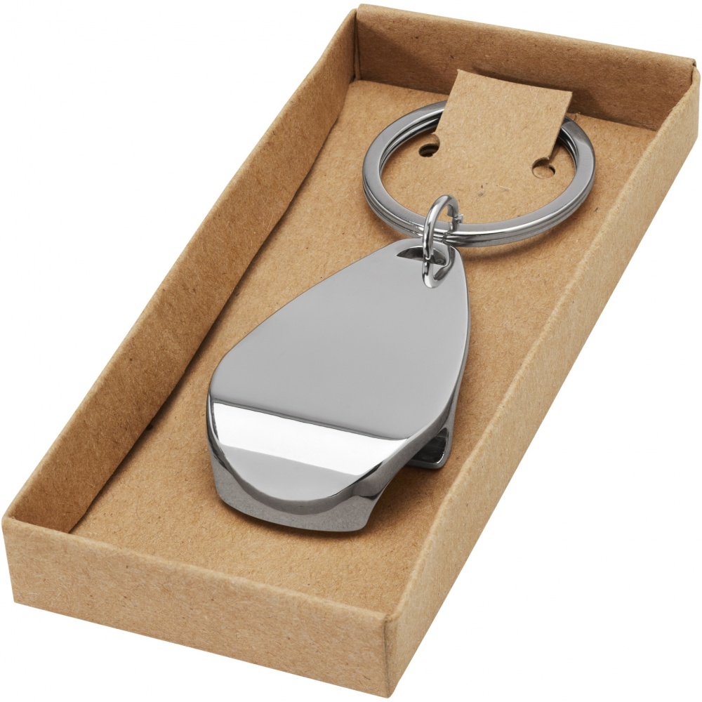 Logo trade promotional gifts image of: Don bottle opener keychain