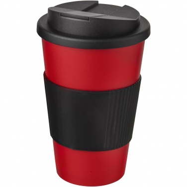 Logotrade promotional giveaway picture of: Americano® 350 ml tumbler with grip & spill-proof lid