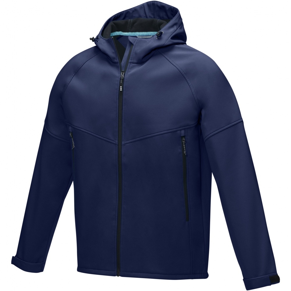Logo trade promotional products picture of: Coltan men’s GRS recycled softshell jacket