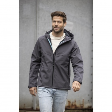 Logotrade promotional giveaway image of: Coltan men’s GRS recycled softshell jacket