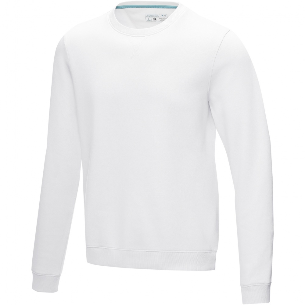 Logotrade corporate gift picture of: Jasper men’s organic recycled crewneck sweater
