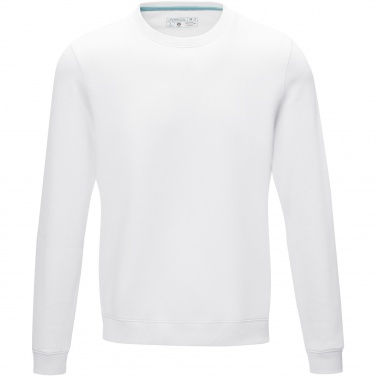 Logo trade corporate gifts picture of: Jasper men’s organic recycled crewneck sweater