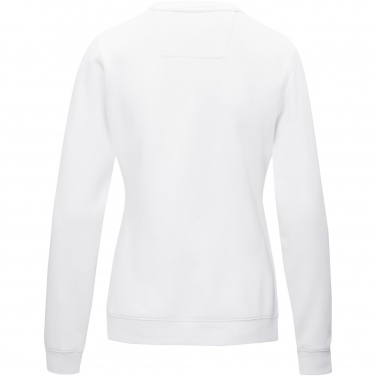 Logo trade promotional merchandise picture of: Jasper women’s organic recycled crewneck sweater