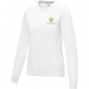 Logo trade promotional products picture of: Jasper women’s organic recycled crewneck sweater