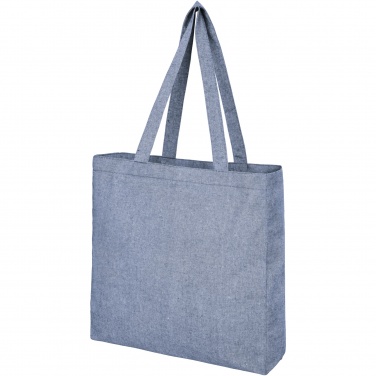 Logo trade advertising product photo of: Pheebs 210 g/m² recycled gusset tote bag 13L