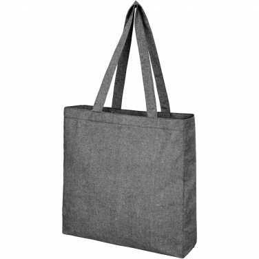 Logo trade promotional merchandise image of: Pheebs 210 g/m² recycled gusset tote bag 13L