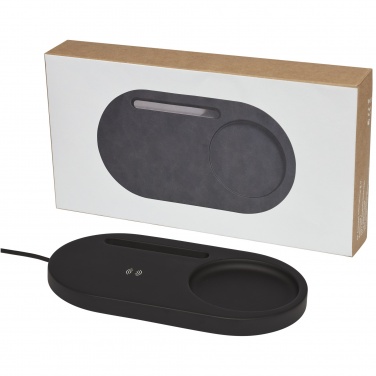 Logo trade promotional giveaways picture of: Klip 5W wireless charging desk organizer