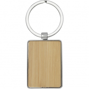 Logotrade corporate gift picture of: Neta bamboo rectangular keychain