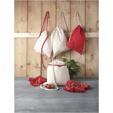 Logotrade promotional gift picture of: Oregon 140 g/m² cotton drawstring bag 5L
