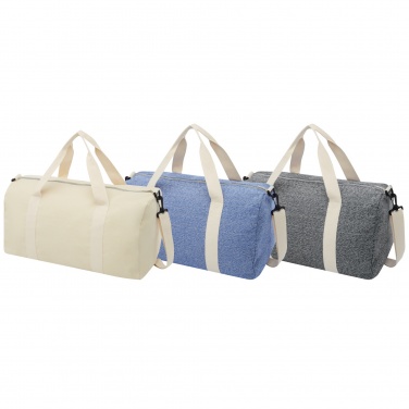 Logotrade promotional giveaways photo of: Pheebs 450 g/m² recycled cotton and polyester duffel bag 24L