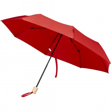 Logotrade promotional gift image of: Birgit 21'' foldable windproof recycled PET umbrella