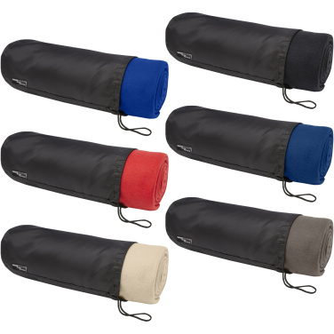 Logo trade promotional items image of: Willow GRS RPET polar fleece blanket