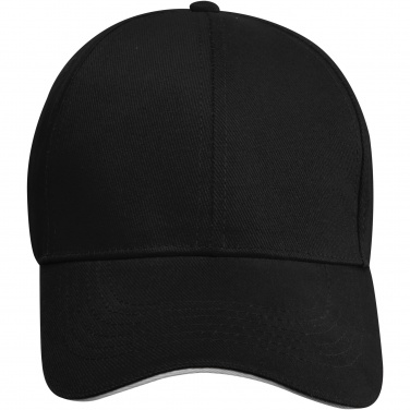 Logotrade promotional merchandise photo of: Topaz 6 panel GRS recycled sandwich cap