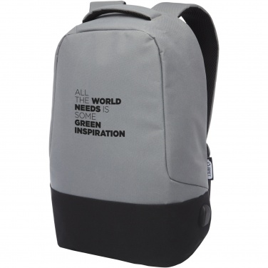 Logo trade promotional gifts image of: Cover GRS RPET anti-theft backpack 18L