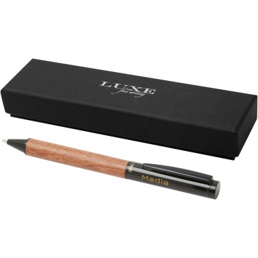 Logo trade promotional product photo of: Timbre wood ballpoint pen