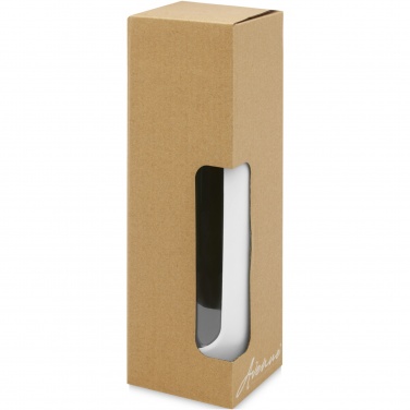 Logo trade promotional merchandise picture of: Tidan 600 ml borosilicate glass bottle with silicone grip