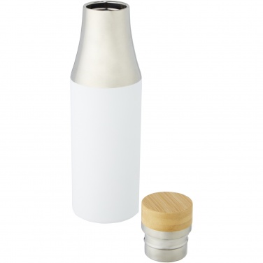 Logotrade promotional merchandise picture of: Hulan 540 ml copper vacuum insulated stainless steel bottle with bamboo lid