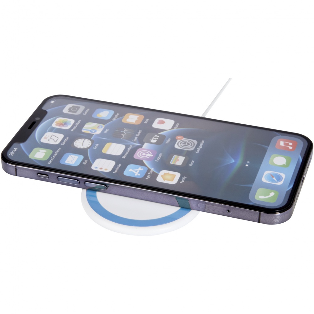 Logo trade promotional merchandise picture of: Peak 10W magnetic wireless charging pad