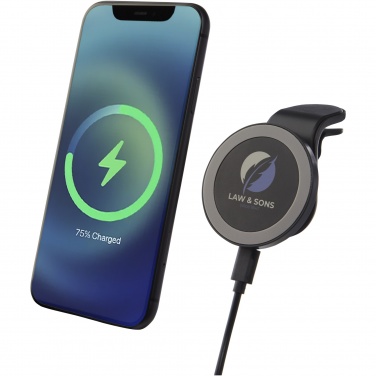 Logo trade advertising products image of: Magclick 10W wireless magnetic car charger