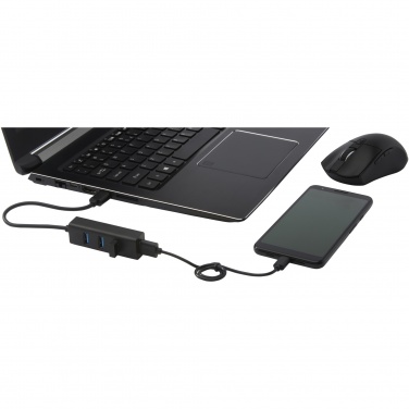Logotrade promotional merchandise photo of: ADAPT aluminum USB 3.0 hub