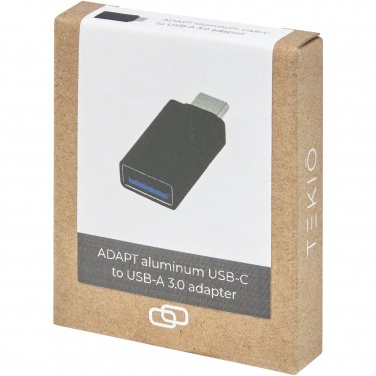 Logotrade promotional item image of: ADAPT aluminum USB-C to USB-A 3.0 adapter