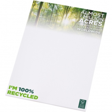Logo trade corporate gifts picture of: Desk-Mate® A4 recycled notepad