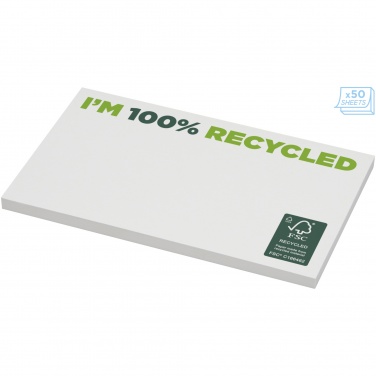 Logo trade corporate gifts image of: Sticky-Mate® recycled sticky notes 127 x 75 mm