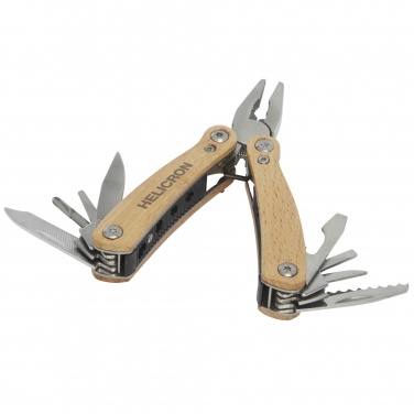 Logotrade business gifts photo of: Anderson 12-function medium wooden multi-tool