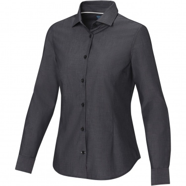 Logo trade advertising products image of: Cuprite long sleeve women's organic shirt