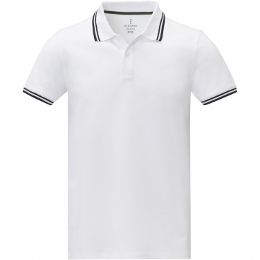 Logo trade corporate gifts image of: Amarago short sleeve men's tipping polo