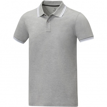 Logo trade promotional giveaway photo of: Amarago short sleeve men's tipping polo