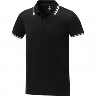 Logo trade promotional merchandise picture of: Amarago short sleeve men's tipping polo