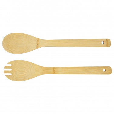 Logo trade advertising products picture of: Argulls bamboo salad bowl and tools