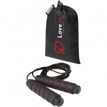 Logo trade promotional items picture of: Austin soft skipping rope in recycled PET pouch