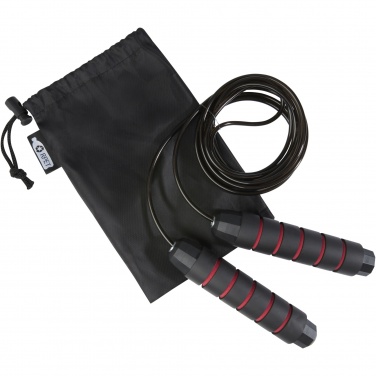 Logotrade promotional gift image of: Austin soft skipping rope in recycled PET pouch