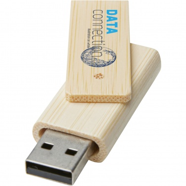 Logo trade promotional products image of: Rotate 4GB bamboo USB flash drive