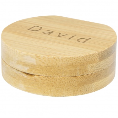 Logotrade promotional merchandise image of: Afrodit bamboo pocket mirror