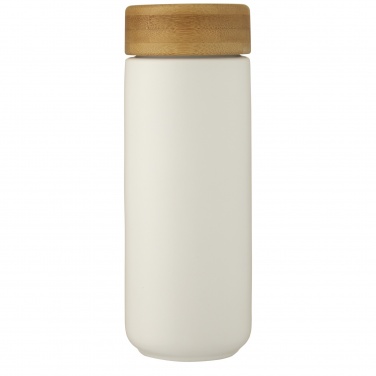Logotrade advertising products photo of: Lumi 300 ml ceramic tumbler with bamboo lid