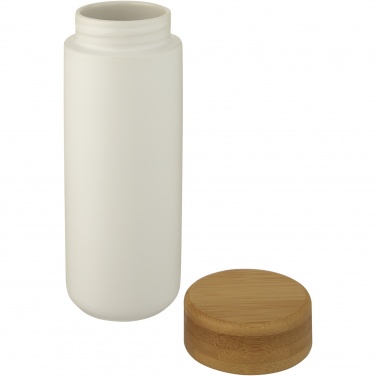 Logotrade corporate gift image of: Lumi 300 ml ceramic tumbler with bamboo lid