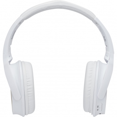 Logo trade promotional gifts image of: Athos bamboo Bluetooth® headphones with microphone