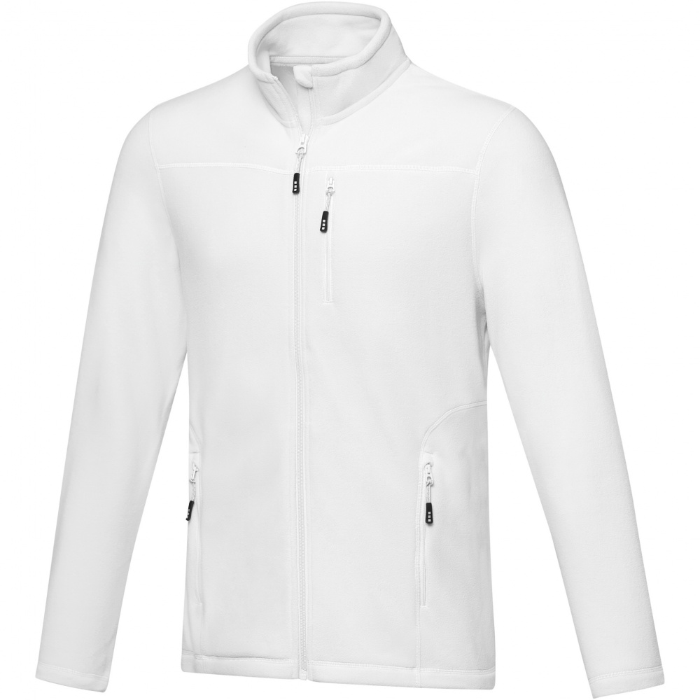 Logo trade business gift photo of: Amber men's GRS recycled full zip fleece jacket