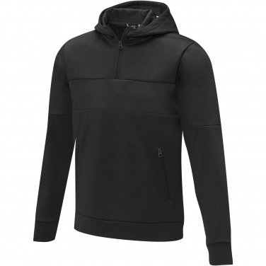 Logo trade corporate gift photo of: Sayan men's half zip anorak hooded sweater