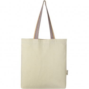 Logotrade promotional merchandise image of: Rainbow 180 g/m² recycled cotton tote bag 5L
