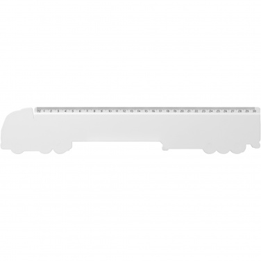 Logo trade advertising products picture of: Tait 30cm lorry-shaped recycled plastic ruler