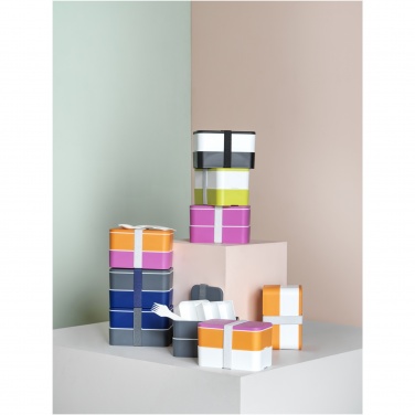 Logo trade promotional items picture of: MIYO double layer lunch box