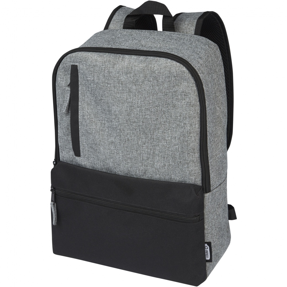 Logotrade promotional merchandise photo of: Reclaim 15" GRS recycled two-tone laptop backpack 14L